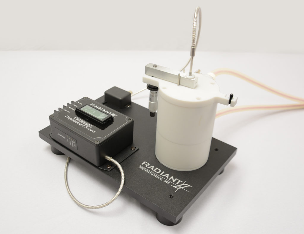 Image of a non-heated bulk ceramic piezoelectric test bundle