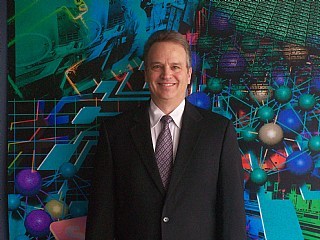 A portrait of Joseph T. Evans, the founder of Radiant Technologies